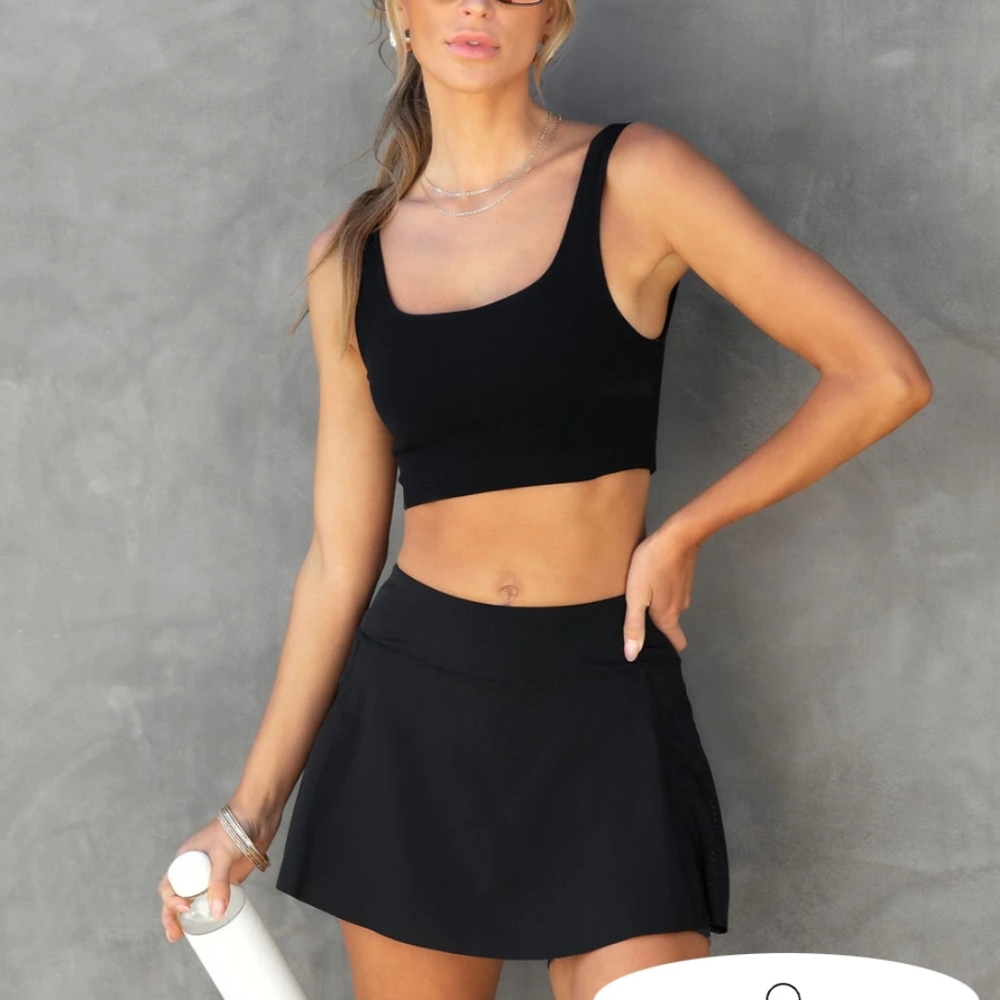 VICI Skort Camo Shorts Skirt small black grey - Picture 4 of 12